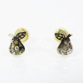 PENDIENTES NIÑA BICOLOR FETICHE