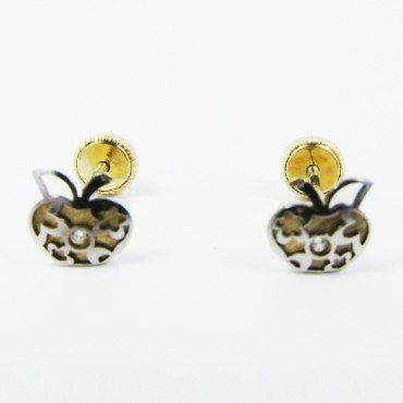 PENDIENTES NIÑA BICOLOR FETICHE
