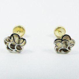 PENDIENTES NIÑA BICOLOR FETICHE