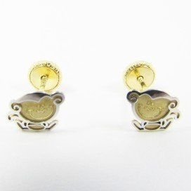 PENDIENTES NIÑA BICOLOR FETICHE