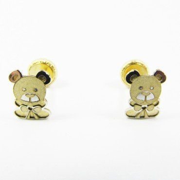 PENDIENTES NIÑA BICOLOR FETICHE