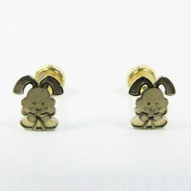 PENDIENTES NIÑA BICOLOR FETICHE