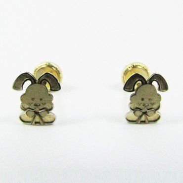 PENDIENTES NIÑA BICOLOR FETICHE