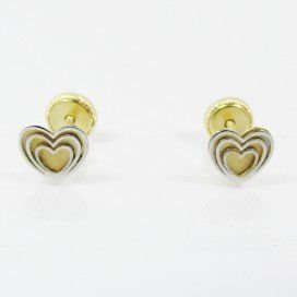 PENDIENTES NIÑA BICOLOR FETICHE