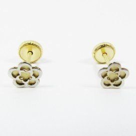 PENDIENTES NIÑA BICOLOR FETICHE
