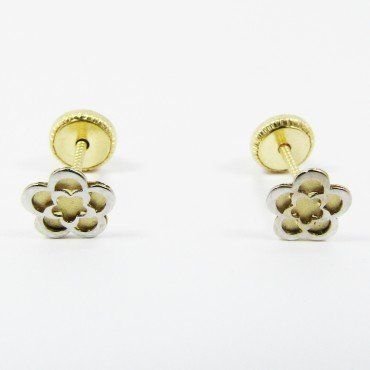 PENDIENTES NIÑA BICOLOR FETICHE