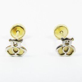 PENDIENTES NIÑA BICOLOR FETICHE