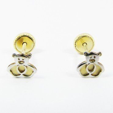PENDIENTES NIÑA BICOLOR FETICHE