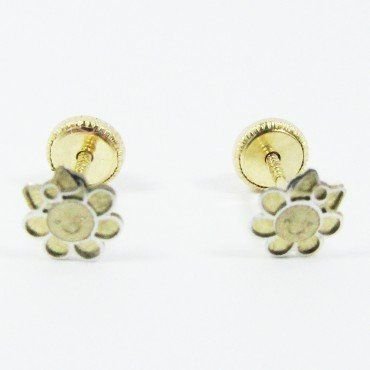 PENDIENTES NIÑA BICOLOR FETICHE