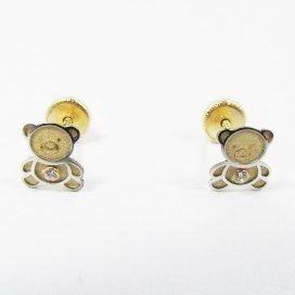 PENDIENTES NIÑA BICOLOR FETICHE
