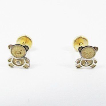PENDIENTES NIÑA BICOLOR FETICHE