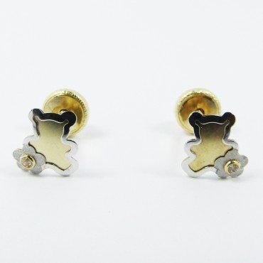 PENDIENTES NIÑA BICOLOR FETICHE