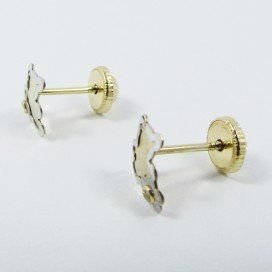 PENDIENTES NIÑA BICOLOR FETICHE