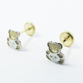 PENDIENTES NIÑA BICOLOR FETICHE