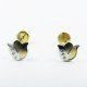 PENDIENTES NIÑA BICOLOR PIEDRA