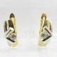PENDIENTES NIÑA BICOLOR PIEDRA