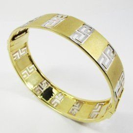 PULSERA ARO ORO BICOLOR