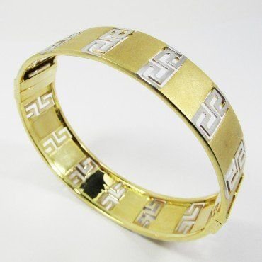 PULSERA ARO ORO BICOLOR