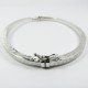 PULSERA ARO ORO BLANCO ITALIANO GRABADO