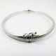 PULSERA ARO ORO BLANCO ITALIANO GRABADO