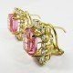 PENDIENTES ORO AMARILLO PIEDRA