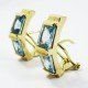 PENDIENTES ORO AMARILLO PIEDRA