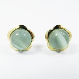 PENDIENTES ORO AMARILLO PIEDRA