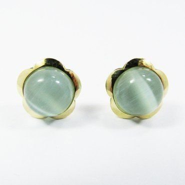 PENDIENTES ORO AMARILLO PIEDRA