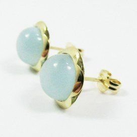 PENDIENTES ORO AMARILLO PIEDRA