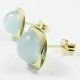 PENDIENTES ORO AMARILLO PIEDRA