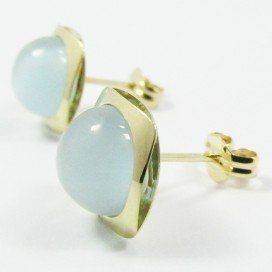 PENDIENTES ORO AMARILLO PIEDRA