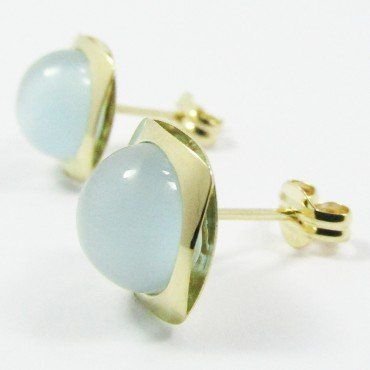 PENDIENTES ORO AMARILLO PIEDRA