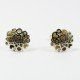 PENDIENTES ORO BICOLOR