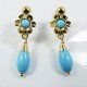 PENDIENTES NIÑA ORO AMARILLO CORAL