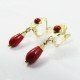 PENDIENTES NIÑA ORO AMARILLO CORAL