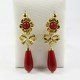 PENDIENTES NIÑA ORO AMARILLO CORAL