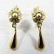 PENDIENTES NIÑA ORO AMARILLO PERLA