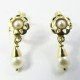 PENDIENTES NIÑA ORO AMARILLO PERLA