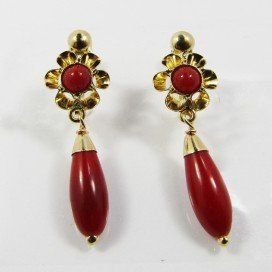 PENDIENTES NIÑA ORO AMARILLO PERLA