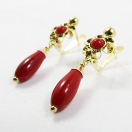 PENDIENTES NIÑA ORO AMARILLO PERLA