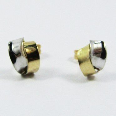 PENDIENTES NIÑA BICOLOR