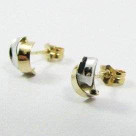 PENDIENTES NIÑA BICOLOR