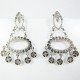 PENDIENTES ORO BLANCO PIEDRA