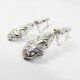PENDIENTES ORO BLANCO PIEDRA