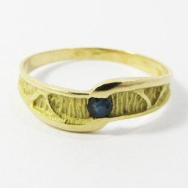 SORTIJA ORO AMARILLO PIEDRA