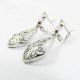 PENDIENTES ORO BLANCO PIEDRA