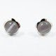 PENDIENTES ORO BLANCO PIEDRA