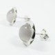 PENDIENTES ORO BLANCO PIEDRA