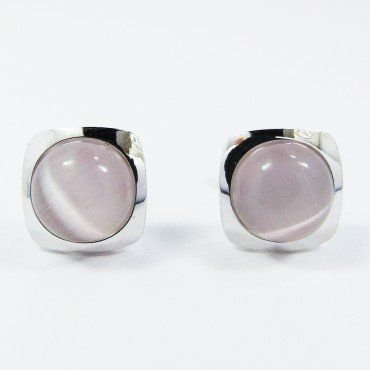 PENDIENTES ORO BLANCO PIEDRA