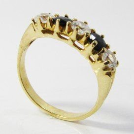 SORTIJA ORO AMARILLO PIEDRA